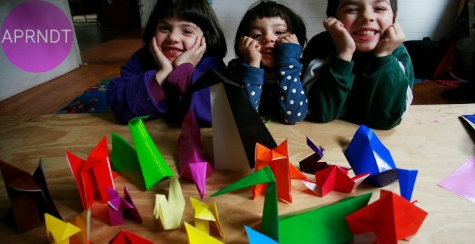 animales hechos de origami