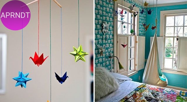 decorar con papiroflexia