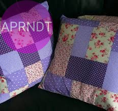 cómo hacer un cojín con patchwork