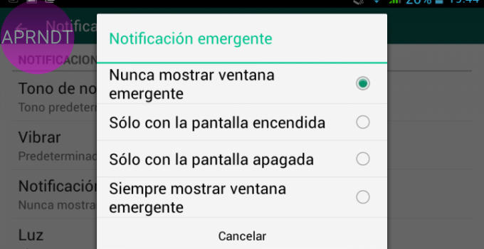Trucos Whatsapp, cómo desactivar los mensajes emergentes